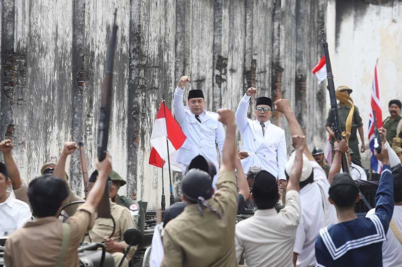 Wali Kota Surabaya Perankan Soekarno di Film Soera Ing Baja