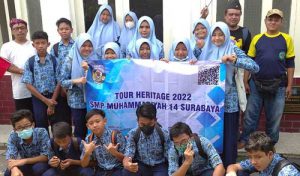 Giliran SMP Muhammadiyah 14 Jelajah Situs Kebangsaan