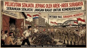 [VIDEO] Pelucutan Senjata Tentara Jepang di Surabaya Tahun 1945